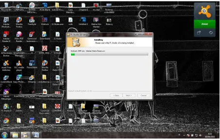 Gambar 3.1.8 Installing Progress 