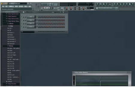 Gambar 4.1 halaman awal FL Studio 9 