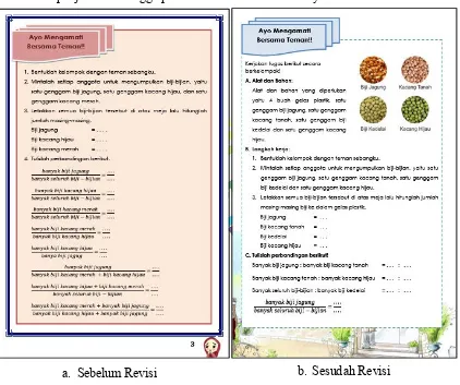 Gambar 4.5 Perbaikan Latihan Soal Bagian “Ayo Mengamati!” 