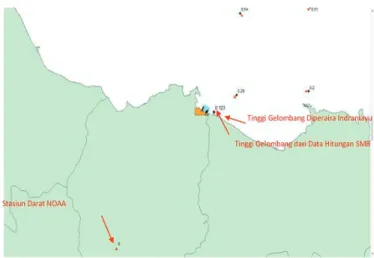 Gambar 3. Data Gelombang di Sekitar Perairan Pelabuhan Patimban  