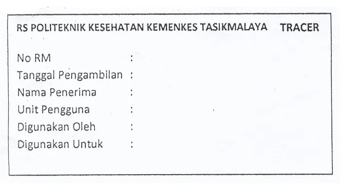 Gambar 8. Tracer