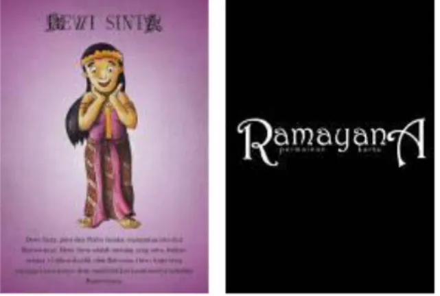Gambar  2.  Lembar  peraturan  permainan  “Permainan Kartu Ramayana”. 