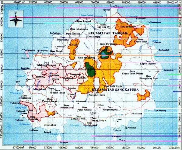 Gambar 1.2 Peta Pulau Bawean Gresik (Wikipedia) 