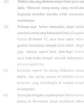 gambar ilustrasinya tampak kotor sekali. Begitu 