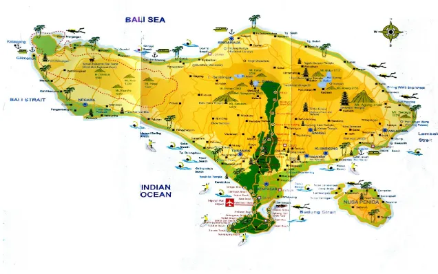 Gambar IV.1 Peta Provinsi Bali 