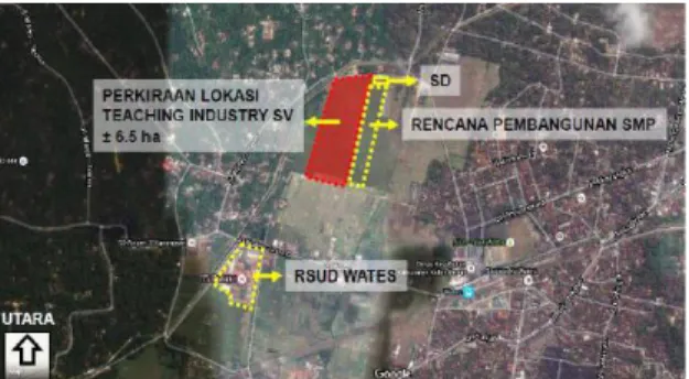 Gambar  1.  Lokasi  teaching  industry  Sekolah  Vokasi di Kulonprogo 