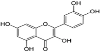Gambar 3. Struktur senyawa flavonoid 