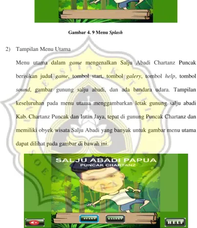 Gambar 4. 9 Menu Splash 