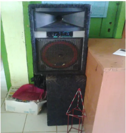 Gambar 10. Speaker dan tape 