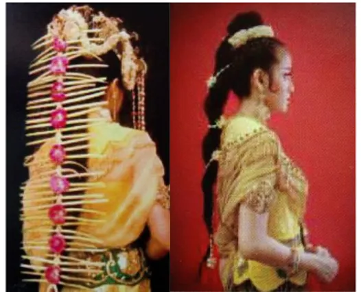 Gambar 4. Tata Rias Rambut Pengantin Wanita  Bagajah Gamuling Baular Lulut 
