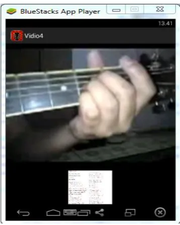Gambar 13 Tampilan Pemutar Video 