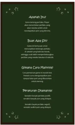 Gambar 16.  Final Artwork Rule Book 