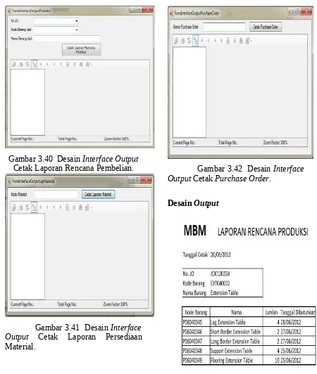 Gambar 3.40  Desain Interface Output
