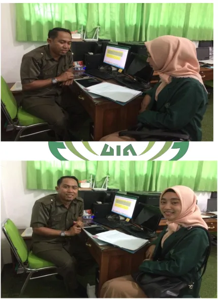 Gambar 1.3 Wawancara dengan Bpk Ari Gunawan, S.Kom, GHuru TIK SMA Al-Kautsar 