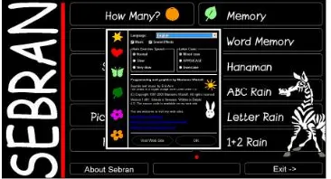 Fig 2. Screen Shoot of Game Option Menu 