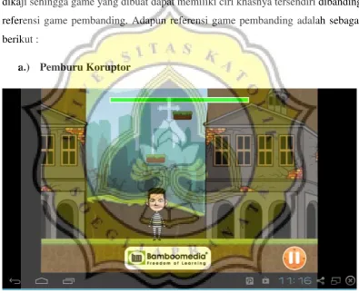 Gambar 4.1 Pemburu Koruptor Gameplay 