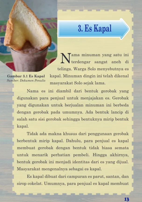 Gambar 3.1 Es Kapal