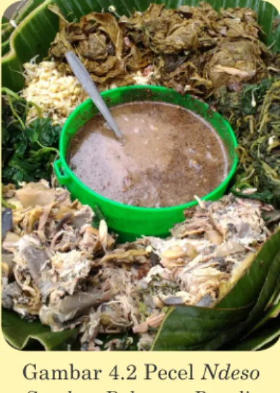 Gambar 4.2 Pecel Ndeso