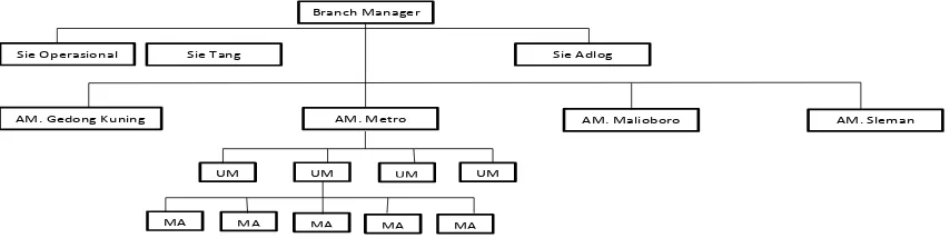 Gambar 2. Struktur Agen Branch Office 