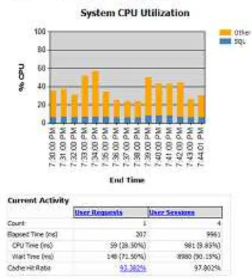 Gambar 2.8  Tampilan informasi penggunaan CPU pada SQL Server 
