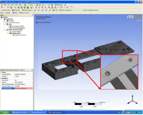 Gambar 2.11 Contoh hasil meshing 