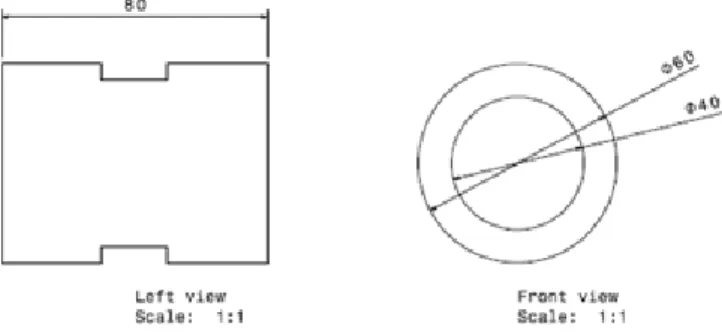 Gambar 4.5. Sambungan Piston 