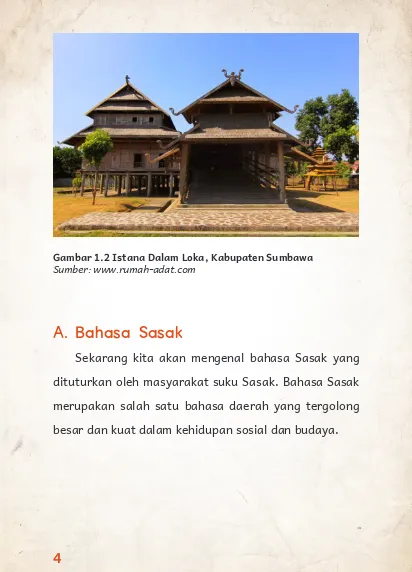 Gambar 1.2 Istana Dalam Loka, Kabupaten SumbawaSumber: www.rumah-adat.com