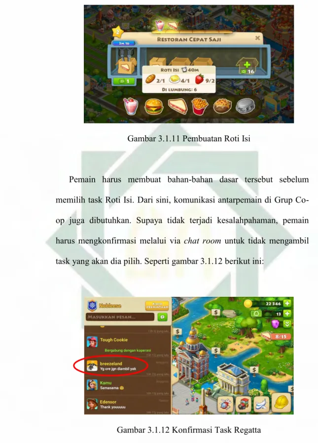 Gambar 3.1.11 Pembuatan Roti Isi 
