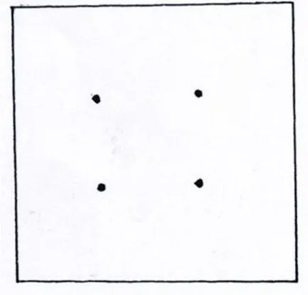 Gambar 11. Gambar pola lantai dalam tari bedhaya tetapi tidak dipentaskan di pendhapa  