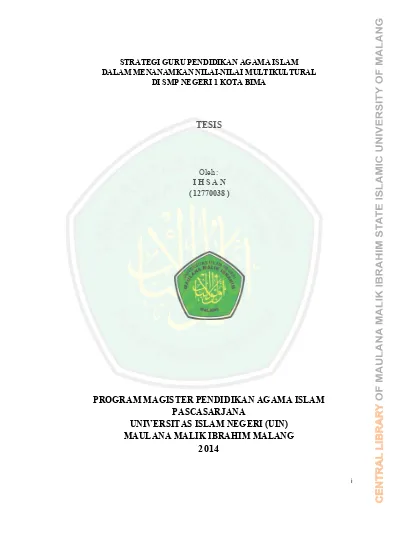 Strategi Guru Pendidikan Agama Islam Dalam Menanamkan Nilai-nilai ...