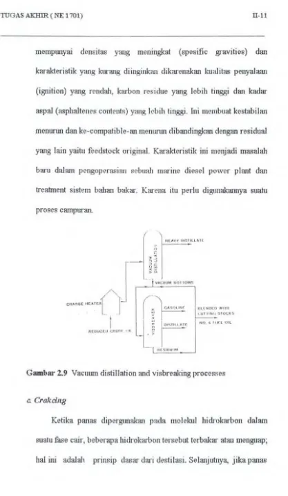 Gambar 2.9 Vacuum distillation and visbreaking processes 