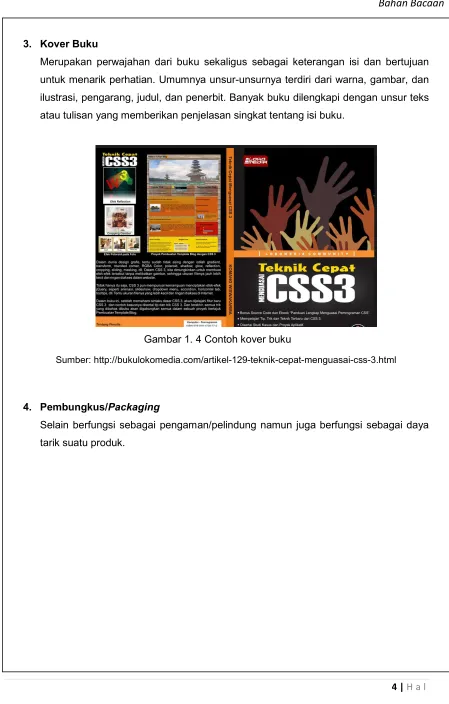 Gambar 1. 4 Contoh kover buku 