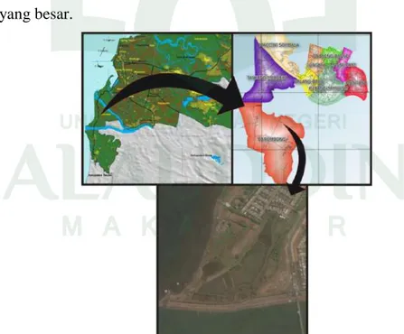 Gambar III.3 Peta Kota Makassar  (Sumber : Olah data lapangan 2016) 