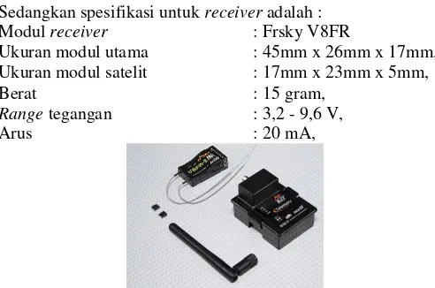 Gambar 2.9  Modul transmitter dan receiver remote control 