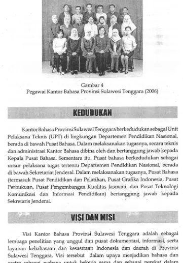 Gambar 4Pegawai Kantor Bahasa Provinsi Sulawesi Tenggara (2006)