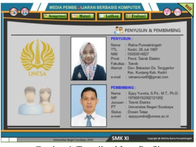 Gambar 3. Tampilan Awal Media