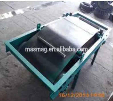 Gambar 1.1 Alat Pemisah Magnetik Jenis Sabuk (http://indonesian.alibaba.com/product-gs-img/cross-belt-magnetic-belt-type-separator-for-conveyor-