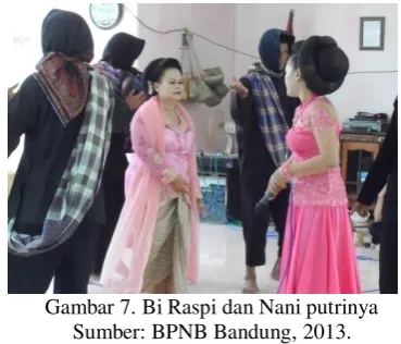 Gambar 7. Bi Raspi dan Nani putrinya 