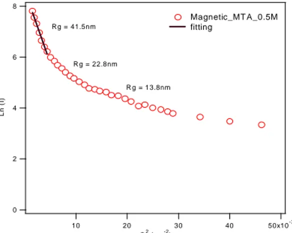 Gambar 3. strukturmikro fluida magnetik menggunakan MFM dengan diameter rata-rata partikel 25 nm.