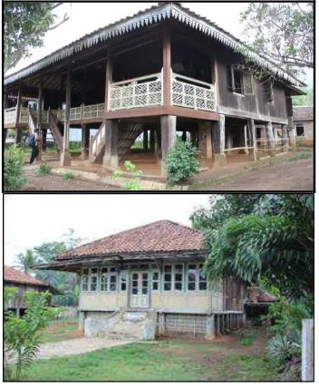 Gambar 3. Rumah panggung di Gedung Nyapah dan Penagan Ratu Sumber: Nuralia, 2012. 
