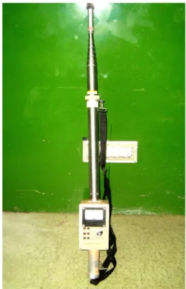 Gambar 1.  Alat teledetector Ludlum  Gambar 2.  Air Sampler Staplex 