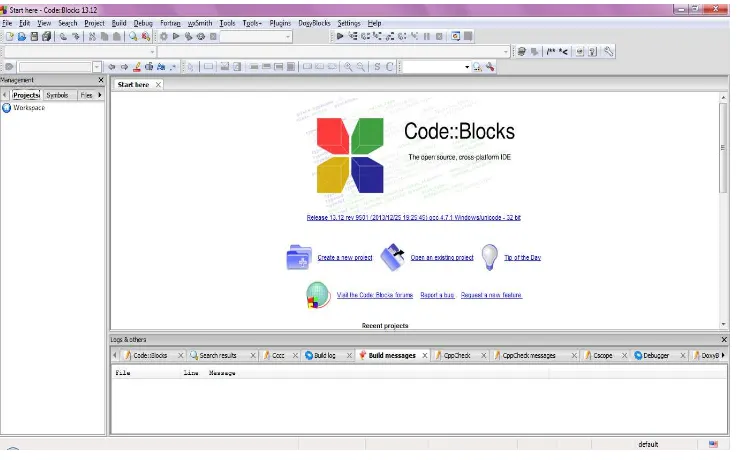 Gambar 9 New Project in  CodeBlocks 