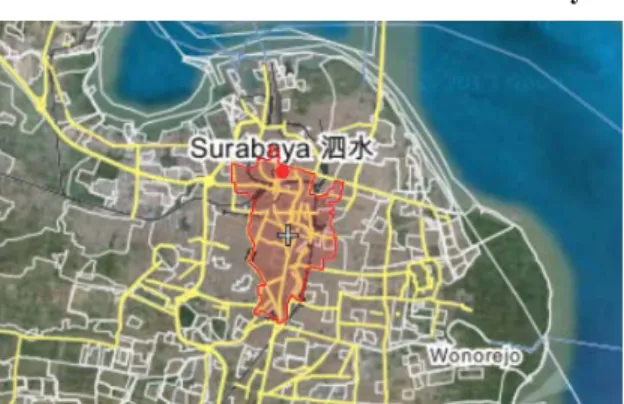 Gambar 1.1 Peta Kawasan CBD Kota Surabaya 