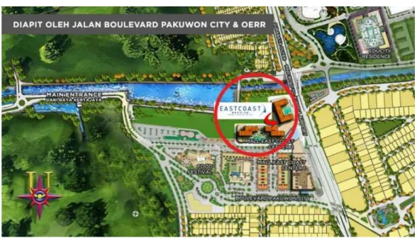 Gambar II. 12 Master Plan (Sumber: Dokumentasi Pakuwon)