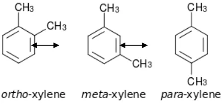Gambar 2.2 skema reaksi Isomerisasi O- Xylene menjadi P- Xyelene