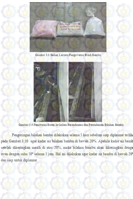 Gambar 3.8 Bahan Larutan Pengawetan Bilah Bambu 