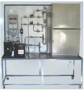 Gambar 3. Mesin refrigerasi kompresi uap dengan 2 evaporator