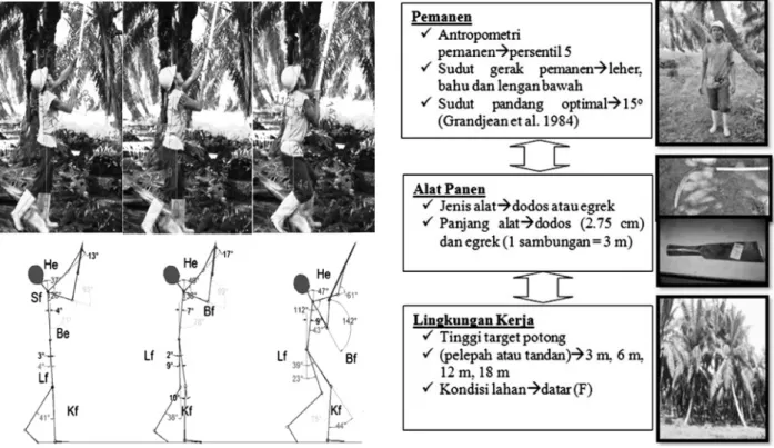 Gambar 5. Parameter simulasi jarak kerja yang  aman.