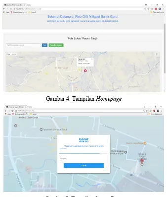 Gambar 4. Tampilan Homepage 