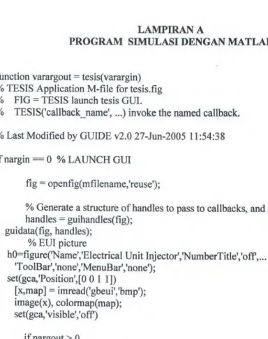 FIG = TESIS launch tesis GUI. 